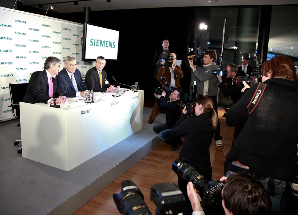 Pressekonferenz: Geschaeftszahlen erstes Quartal 2011 - Siemens startet mit starkem Wachstum und Rekordergebnis in das Geschaeftsjahr 2011