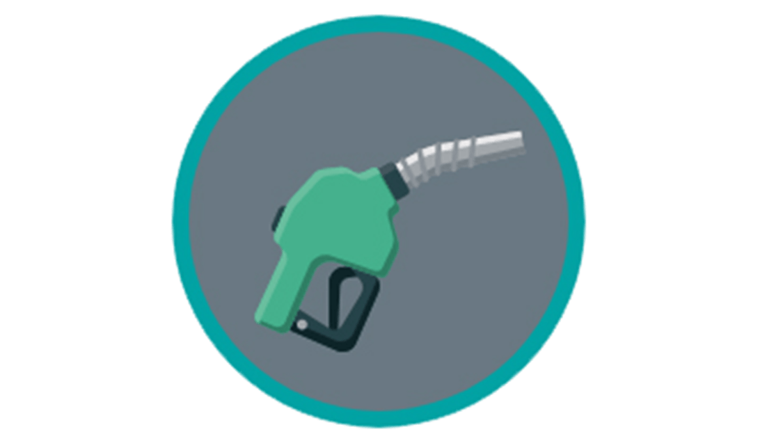 Diesel bus icon