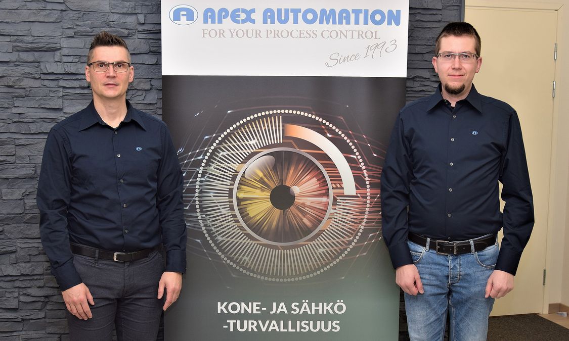 Tero Hautala ja Jukka Muuraiskangas, Apex Automation Oy.