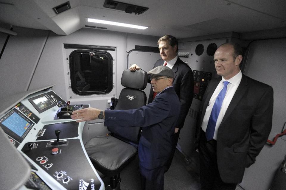 All Aboard! U.S. Vice President Biden Welcomes First Siemens-built Amtrak Locomotive Entering Passenger Service
