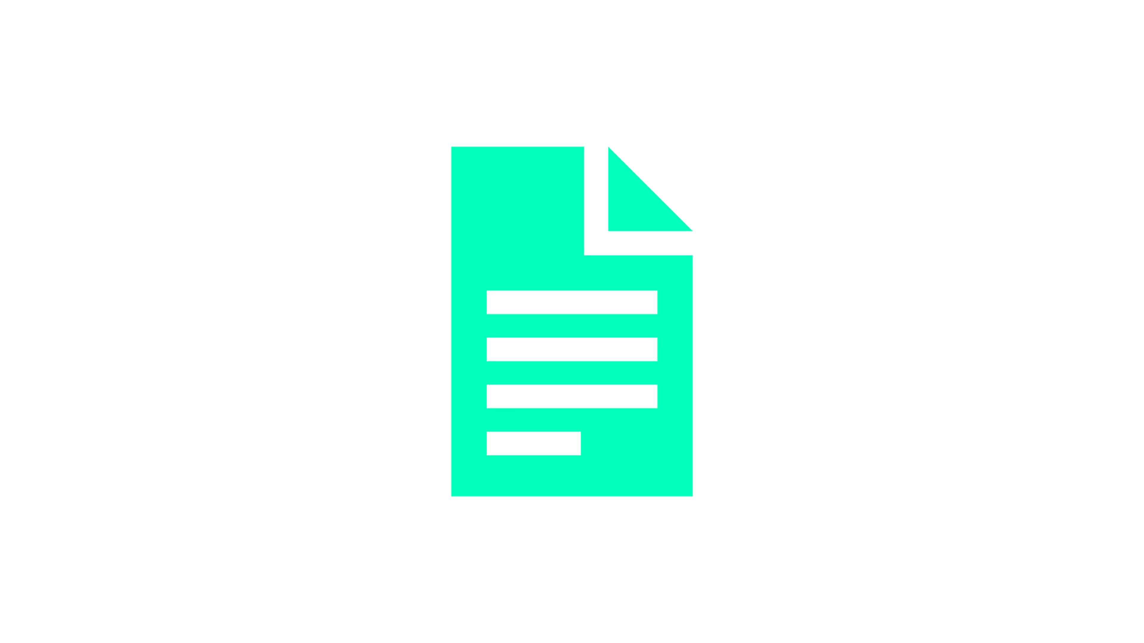 An icon showing a pile of documents being held together by a folded corner icon-contract