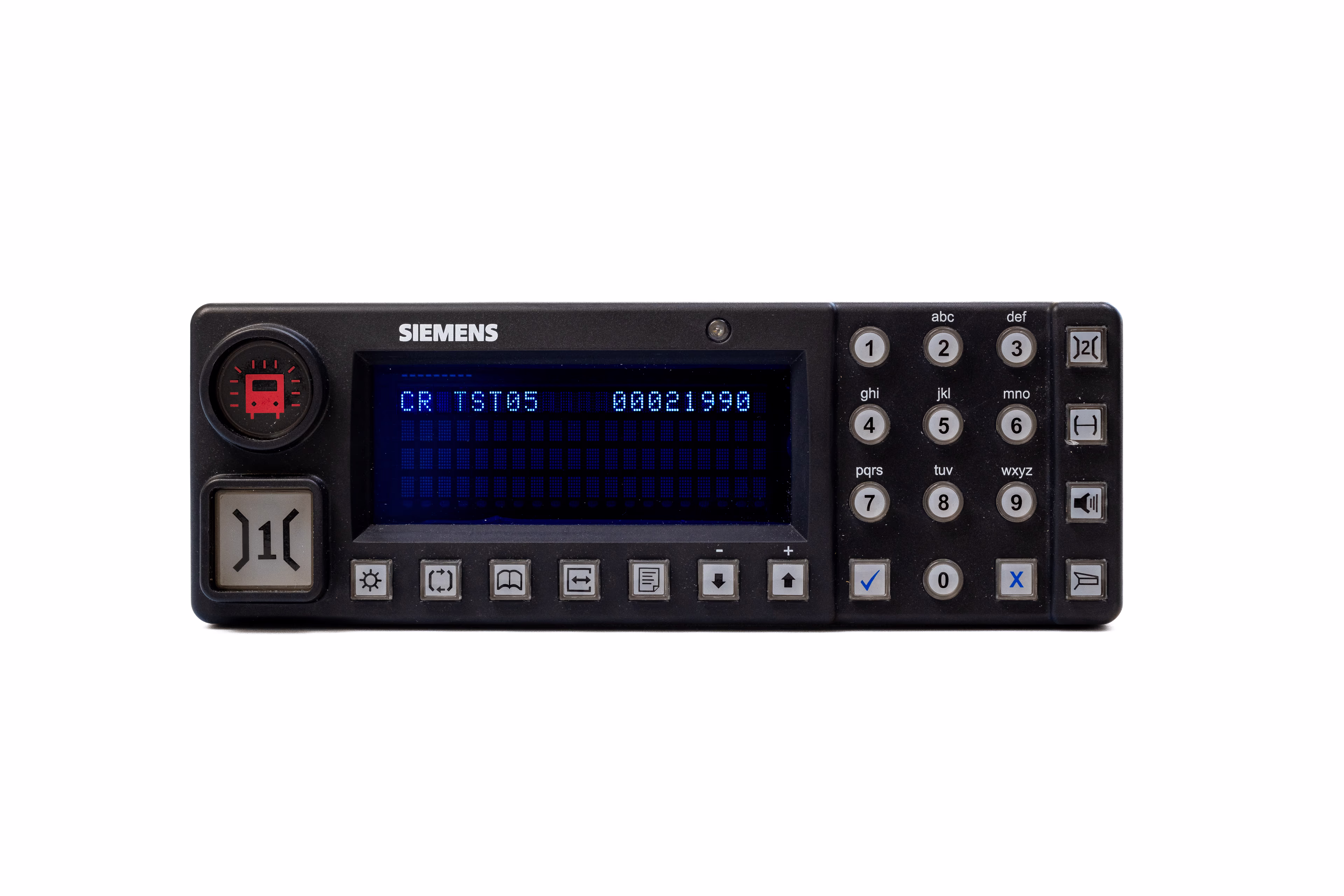 Textual drivers control panel Siemens-TDCP-UIC-on
