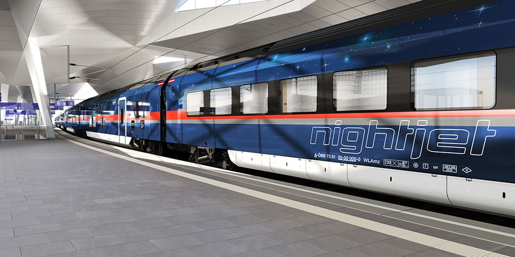 ÖBB and Siemens Mobility present exterior design of the new Nightjet						