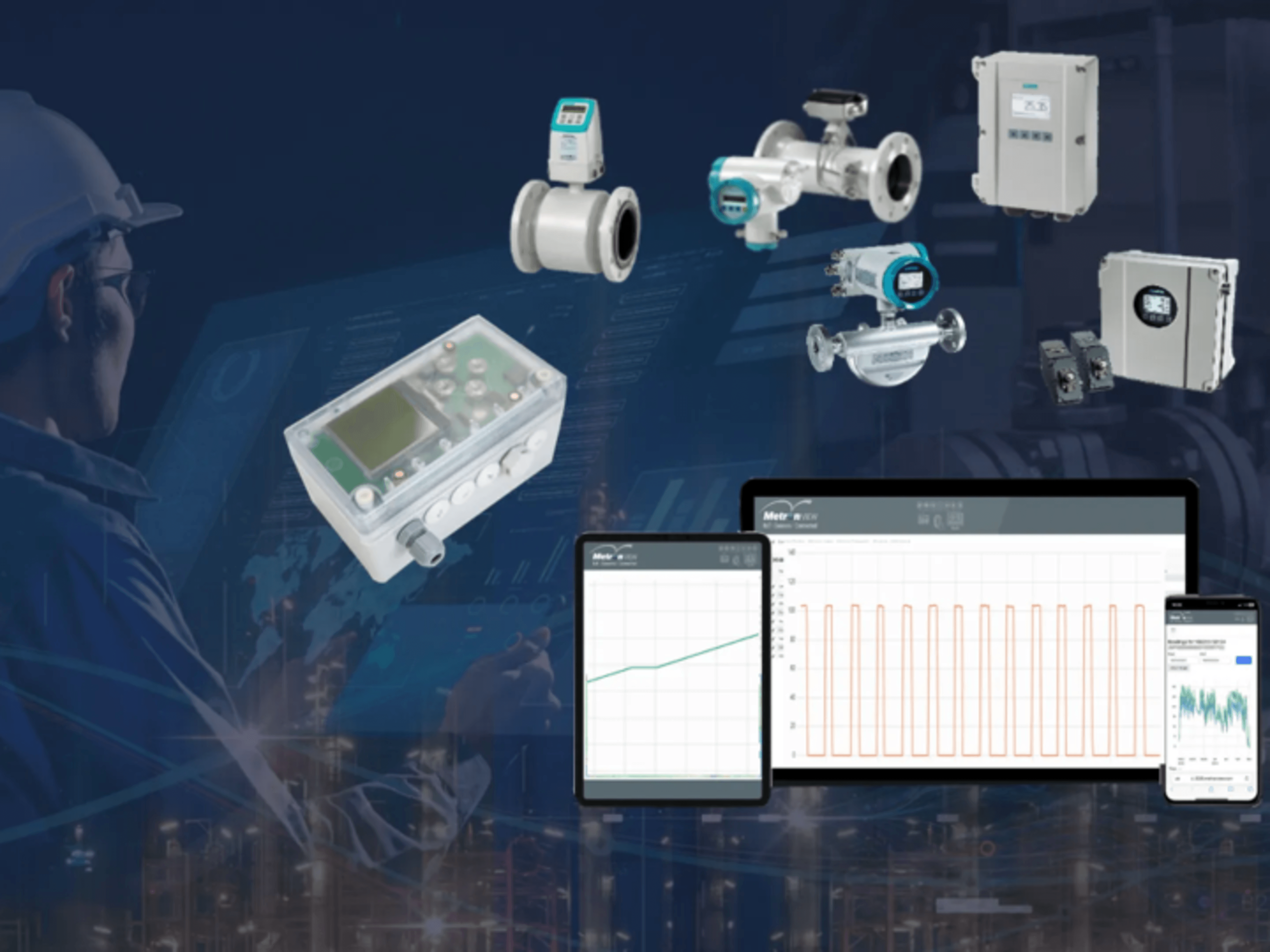 Flow meter data to the cloud