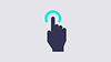 Ein Icon, das Umsatz durch geringere Komplexität symbolisiert.