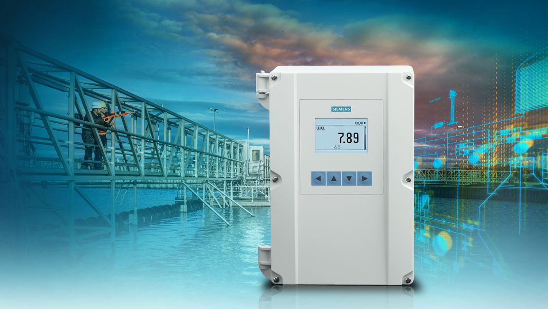 USA | LT500 Ultrasonic level controller with water industry background