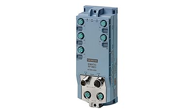 As well as the option to connect two or four RFID readers (image shows RF188CI for connecting four devices), both modules have an additional connection for digital I/Os.