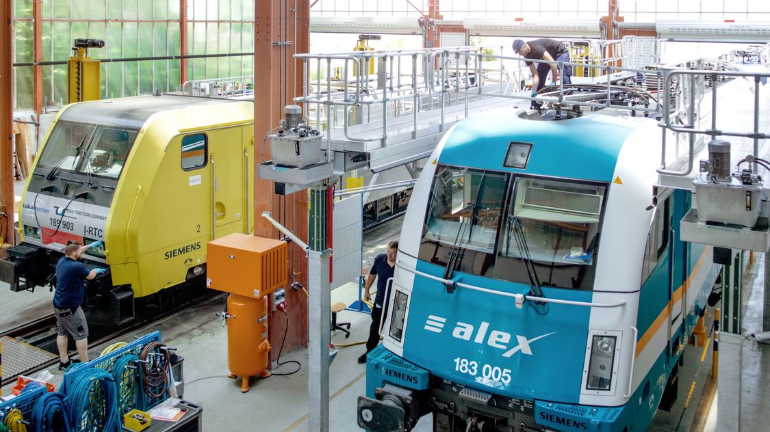 Rail Service Center Munich in Germany