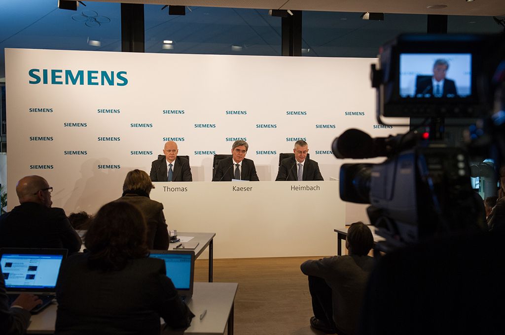 Geschäftszahlen für das 1. Quartal 2015 der Siemens AG