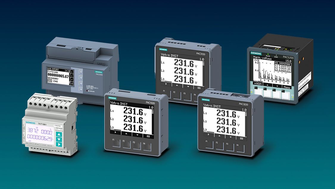 SENTRON measuring devices at a glance