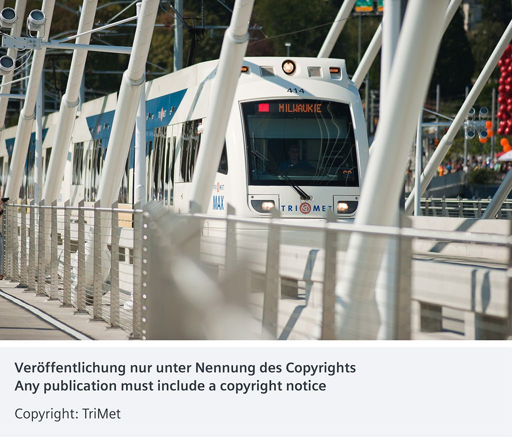 New rail project between Portland and Milwaukie (USA)