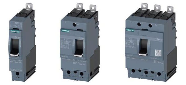 Siemens 3VA51604ED310AA0 3 Pole 480v 60 Amp Molded Case Circuit Breaker 