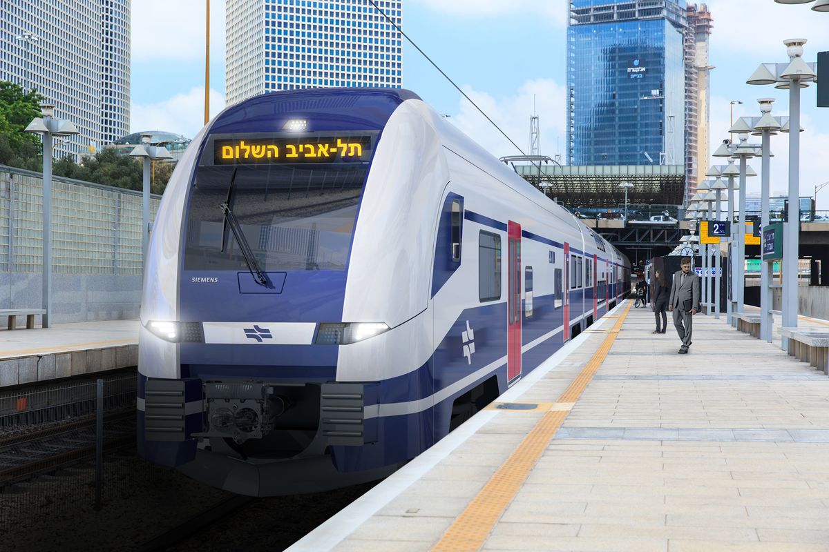 Das Bild zeigt einen Regionaltriebzug des Typs Desiro HC von Siemens.