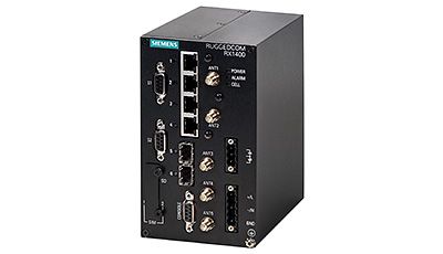 Ruggedcom RX1400 mit CloudConnect: Die offene All-in-One Plattform für die sichere Cloud-Anbindung in schwierigen Umgebungen.