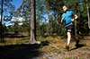 Siemens Osakeyhtiön tuore palveluliiketoiminnan johtaja Ari Varelius juoksulenkillä espoolaisessa metsässä.