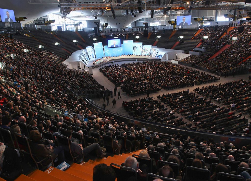 Jährliches Aktionärstreffen in der Olympiahalle München