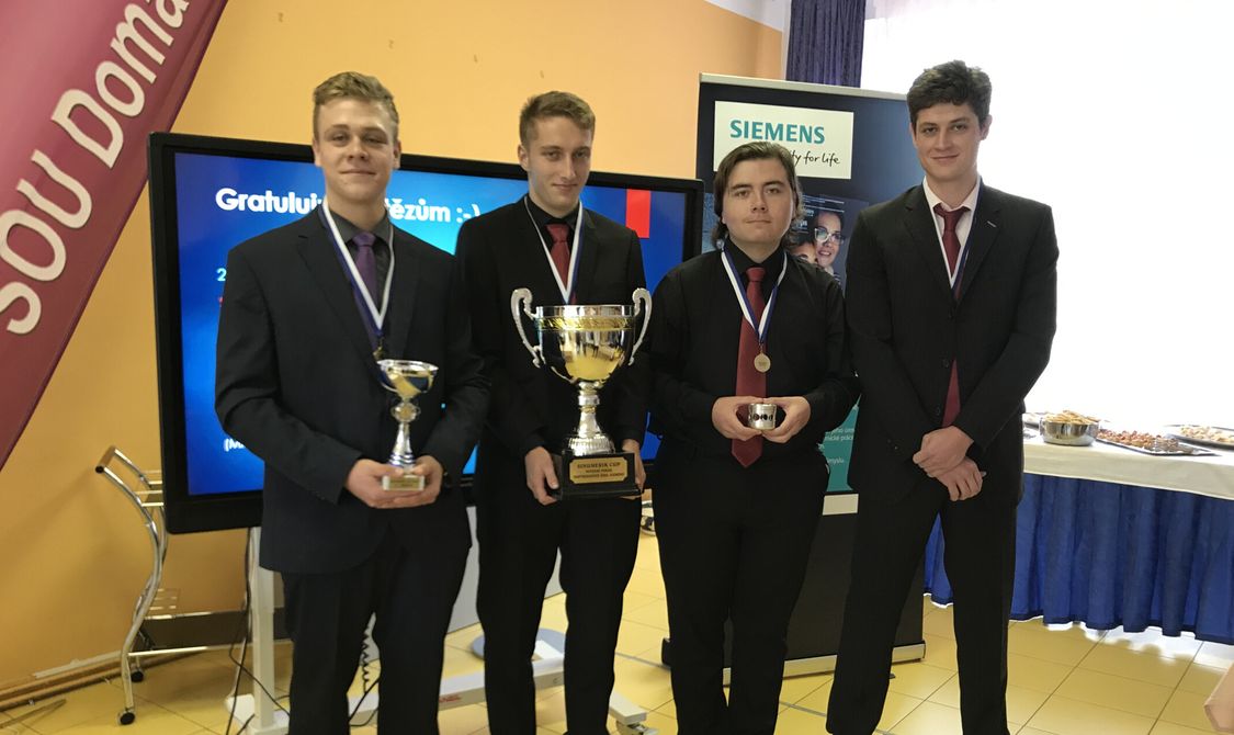 Vítězové 6. ročníku Siemens Sinumerik Cup 2019