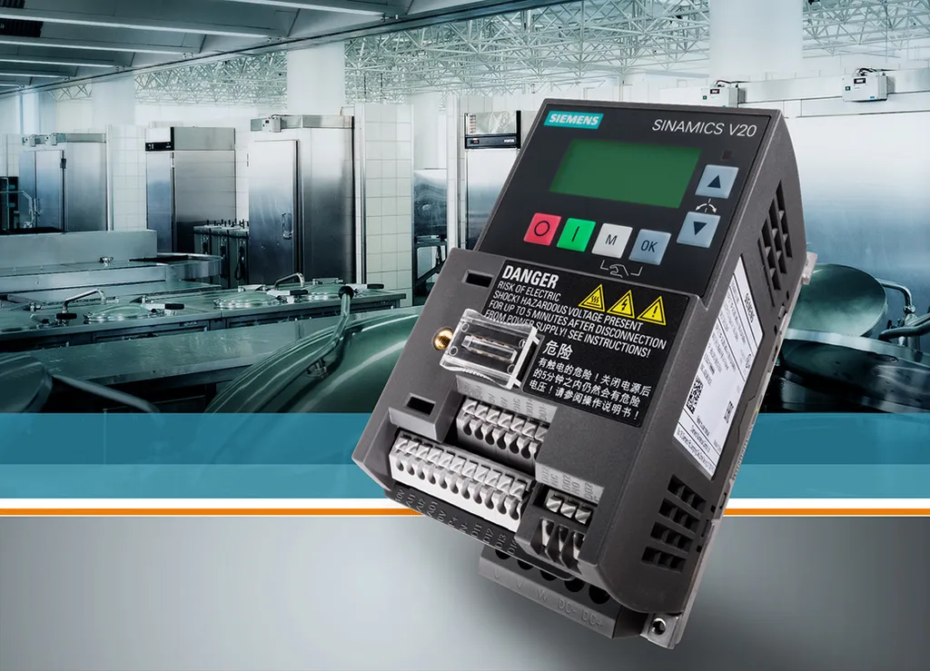Siemens presents the smallest ever Sinamics frequency converter