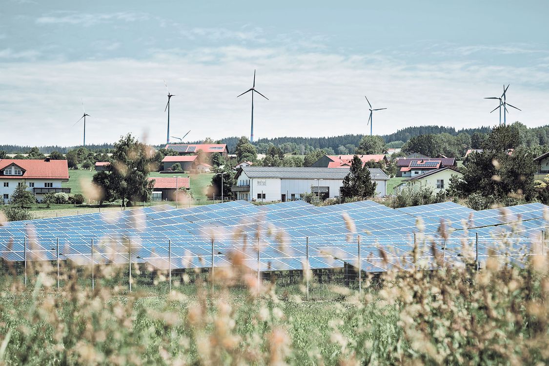 Distributed Renewables (Solar and Wind) in a rural area