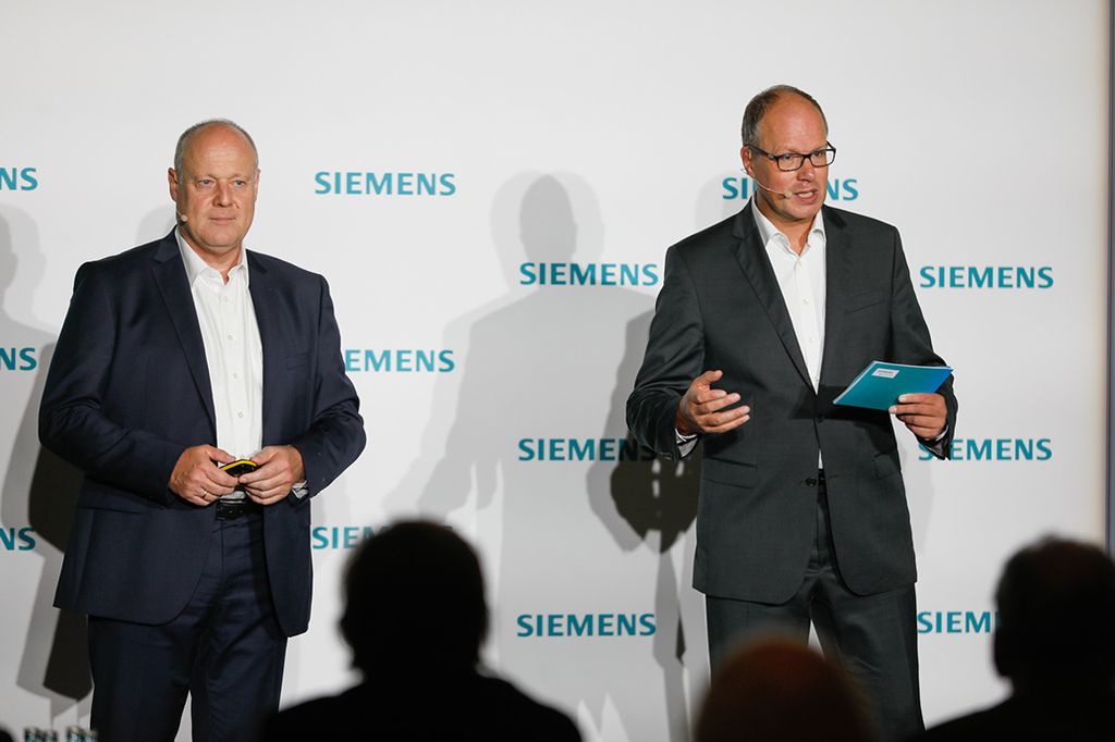 Siemens-Pressekonferenz auf der Achema 2018