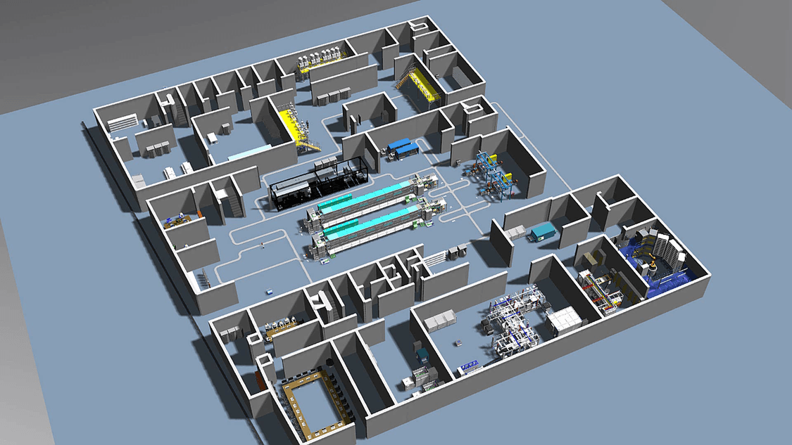 Tecnomatix Anlagensimulation ermöglicht die Verbesserung der Produktionsleistung