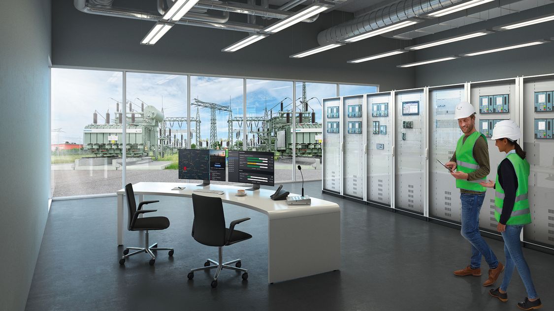 Digital twin of a substation