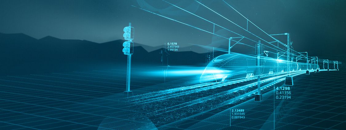 Darstellung zu den Trends und Lösungen für den vernetzten Bahnverkehr von morgen