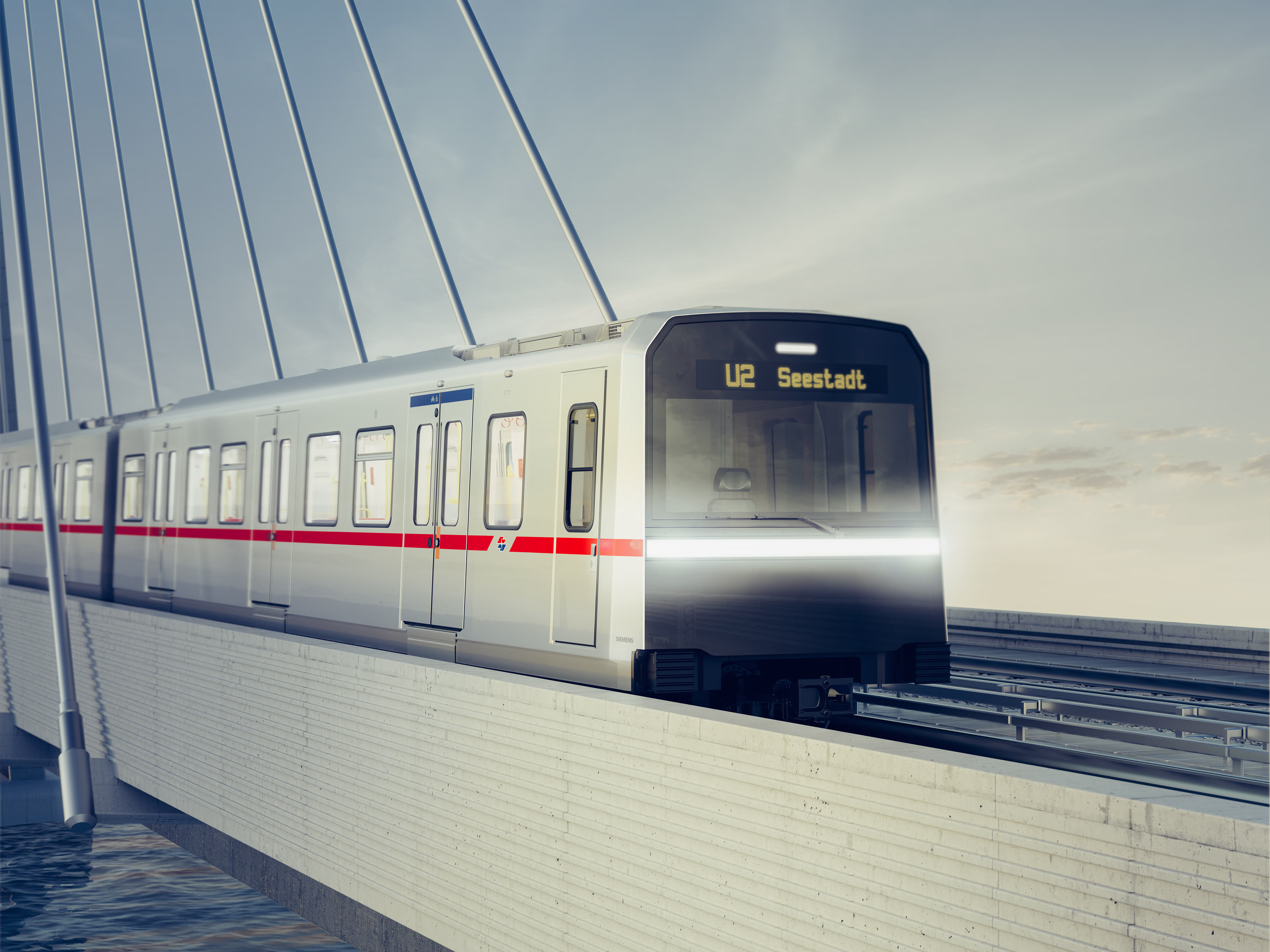 Siemens Metro Vienna, U2 direction Seestadt Siemens Metro Vienna, U2 direction Seestadt