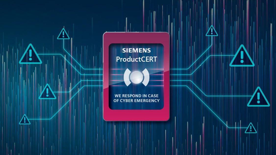 Siemens ProductCERT display