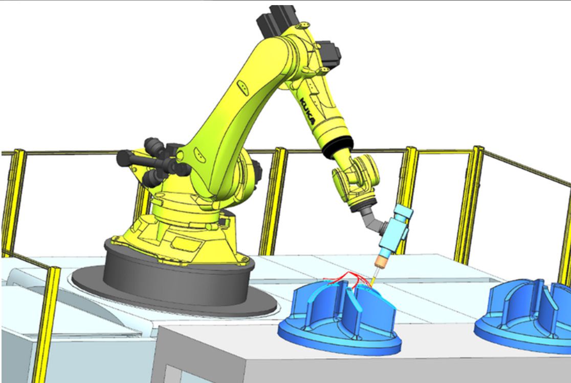 NC CAM Robotics – programmera robotar med NX CAM för att utföra NC-bearbetningsoperationer med mycket hög precision.