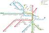 Metro Sztokholm - mapa