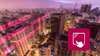 Display Icon with view over a city