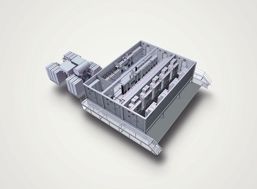 Dieses Bild zeigt ein E-House in 3D.