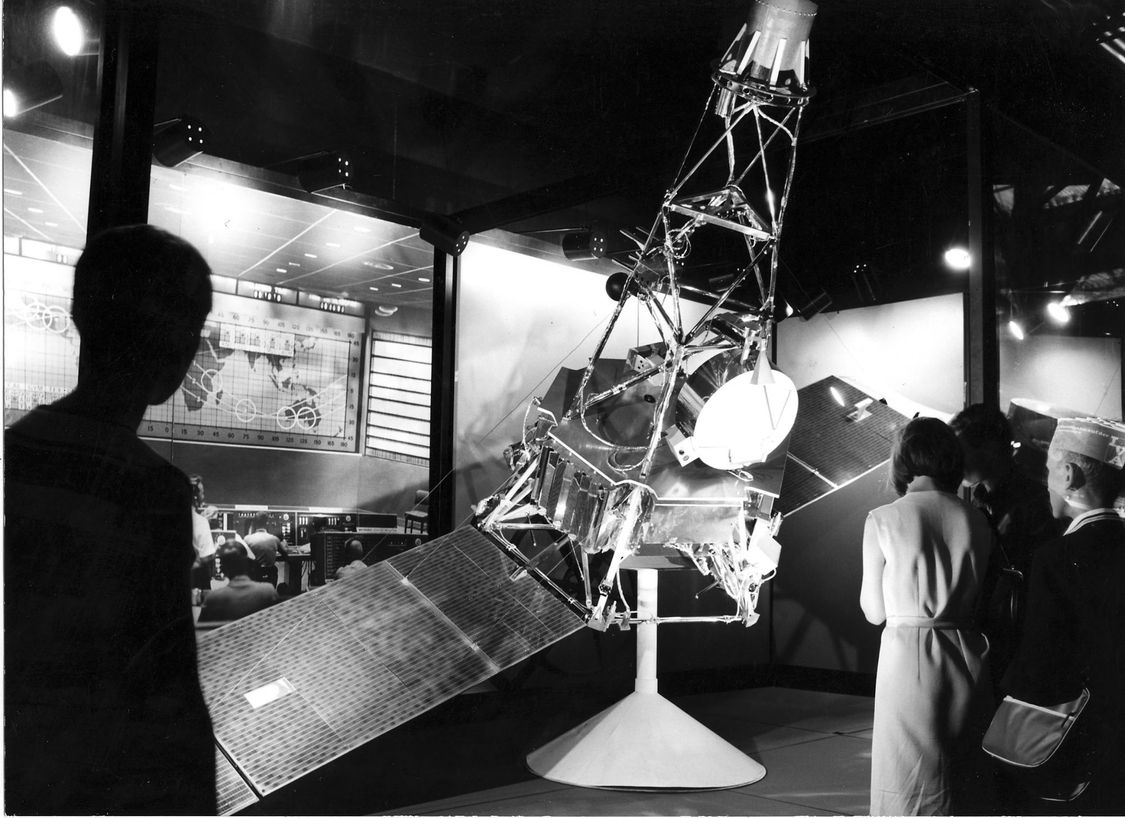 Mars probe Mariner II in an exhibition