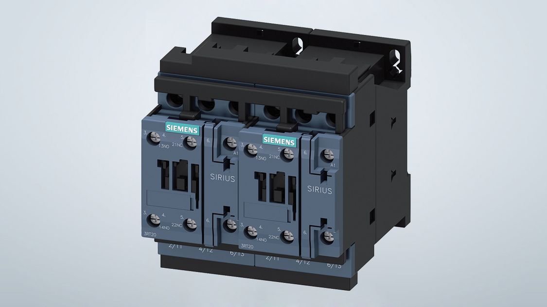 Reversing contactor assemblies