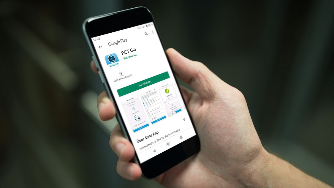 Fast and easy commissioning with PCT Go-App