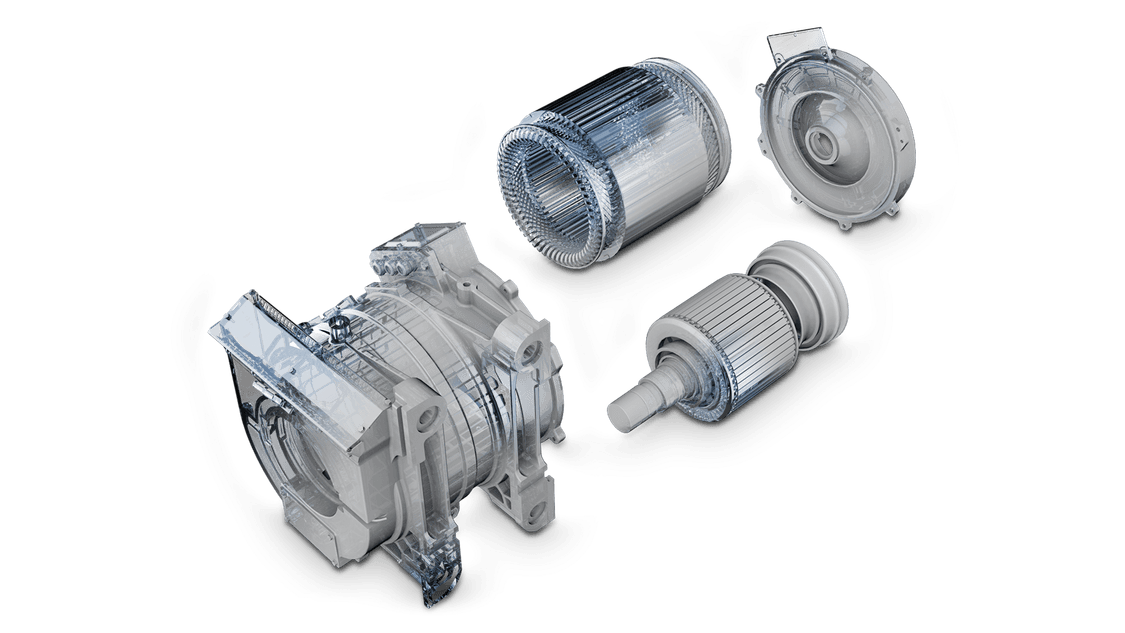 Traction motor components