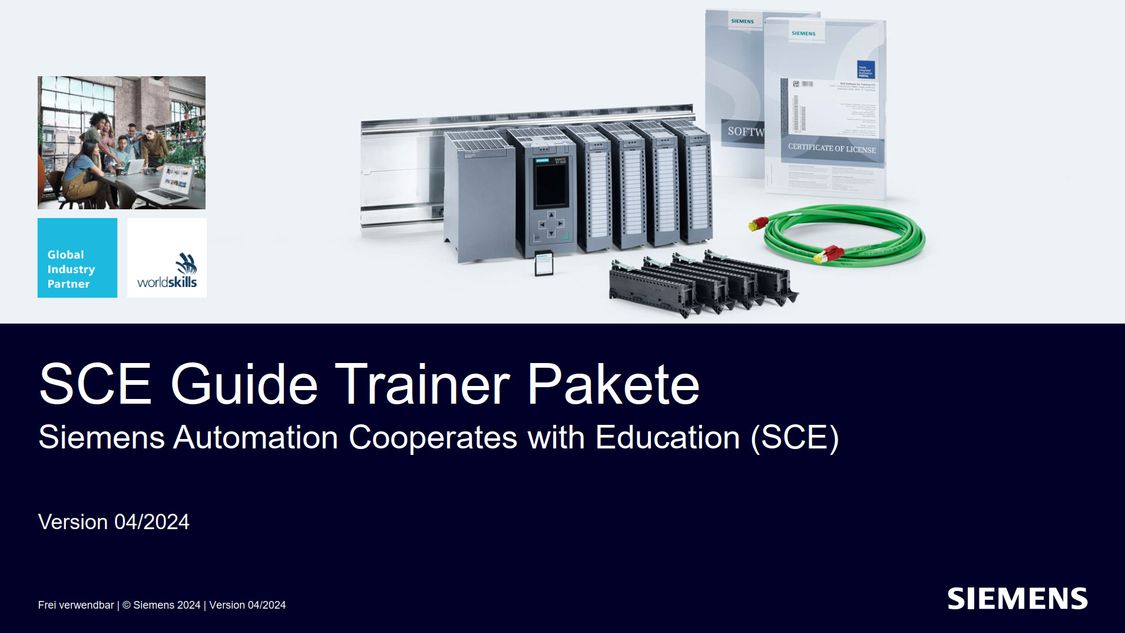 Die Liste für SCE Trainer Pakete enthält vorkonfigurierte Hard- und Softwarepakete zu Ausbildungspreisen.