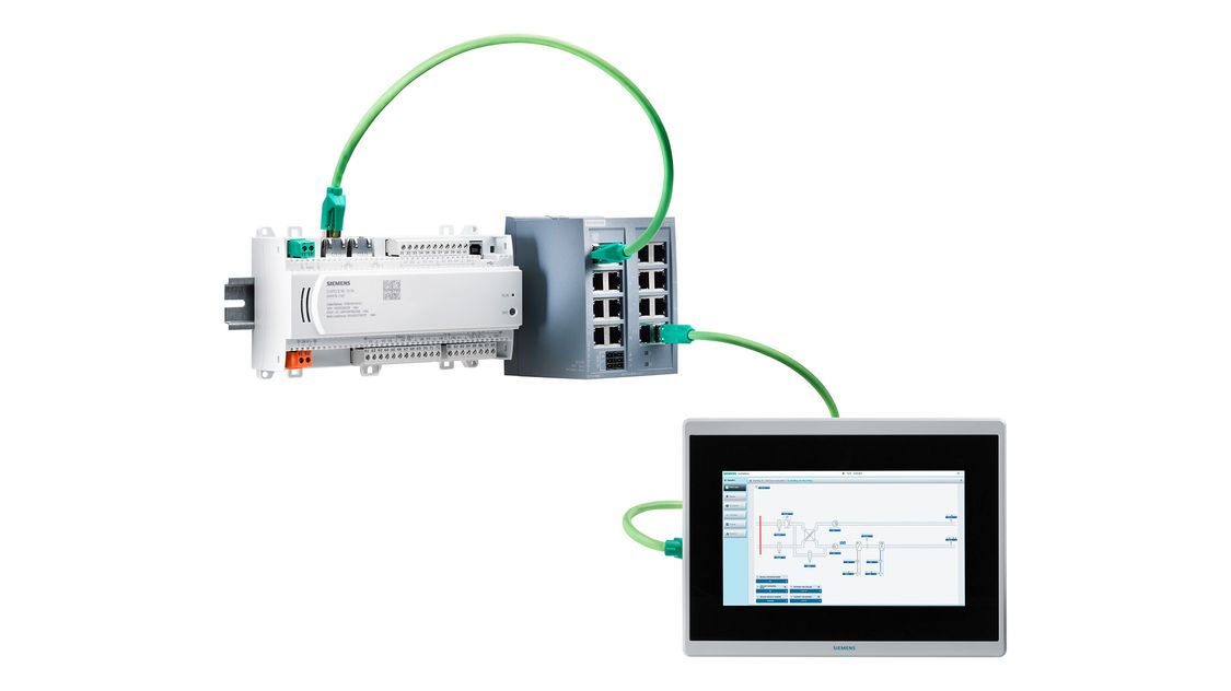 Image of a SCALANCE XB-100 unmanaged Industrial Ethernet switch