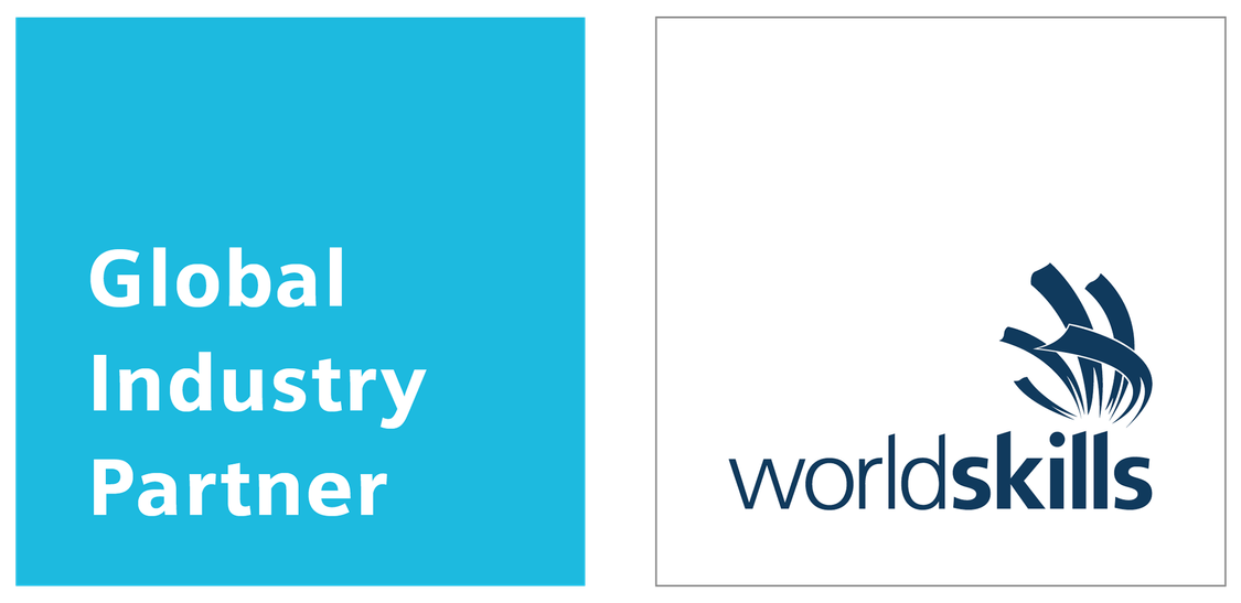 Logo Siemens GLOBAL INDUSTRY PARTNER of WorldSkills