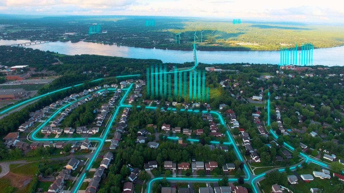 Stroom voor Canadese provincie - New Brunswick Power