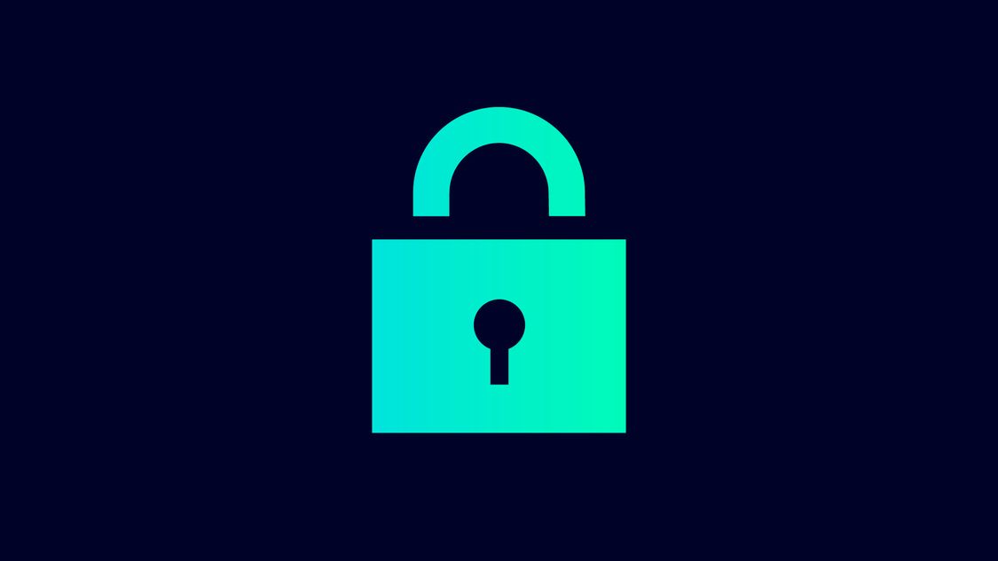 采用 SINEC NMS 确保安全的图标：安全锁。