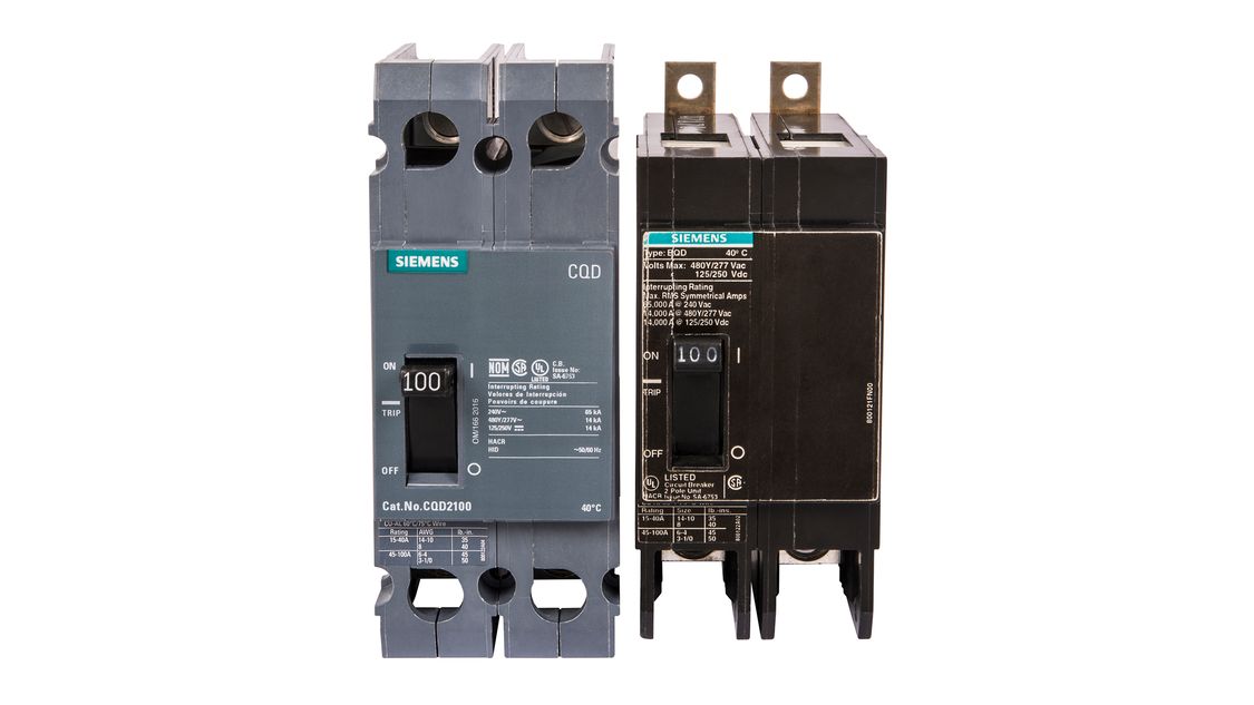 CQD and BQD Molded Case Circuit Breakers