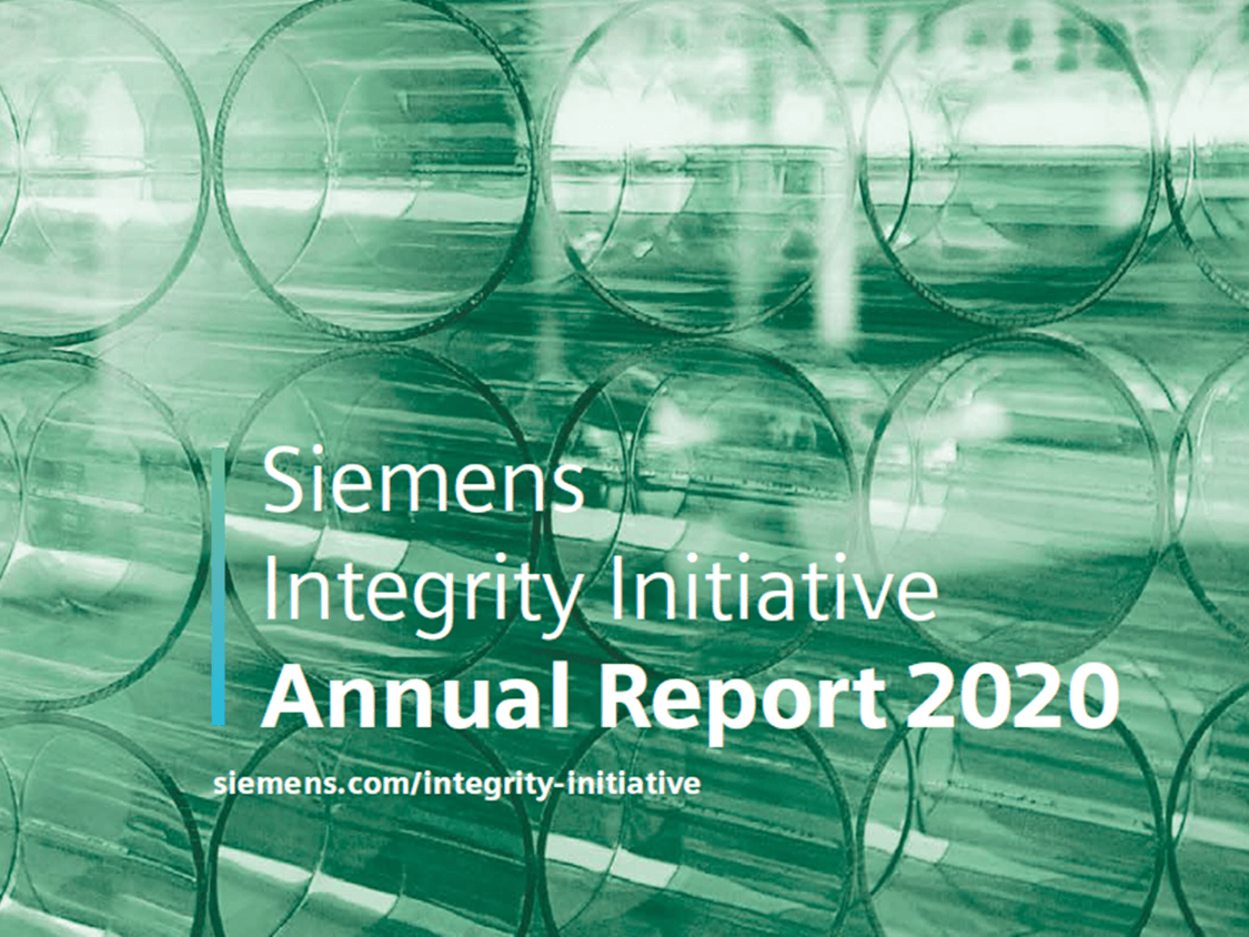 Siemens Integrity Initiative – Annual Report 2020