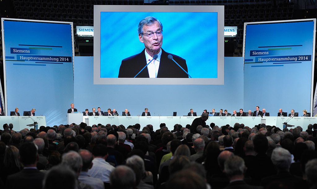 Siemens Annual Shareholders' Meeting 2014 in Munich