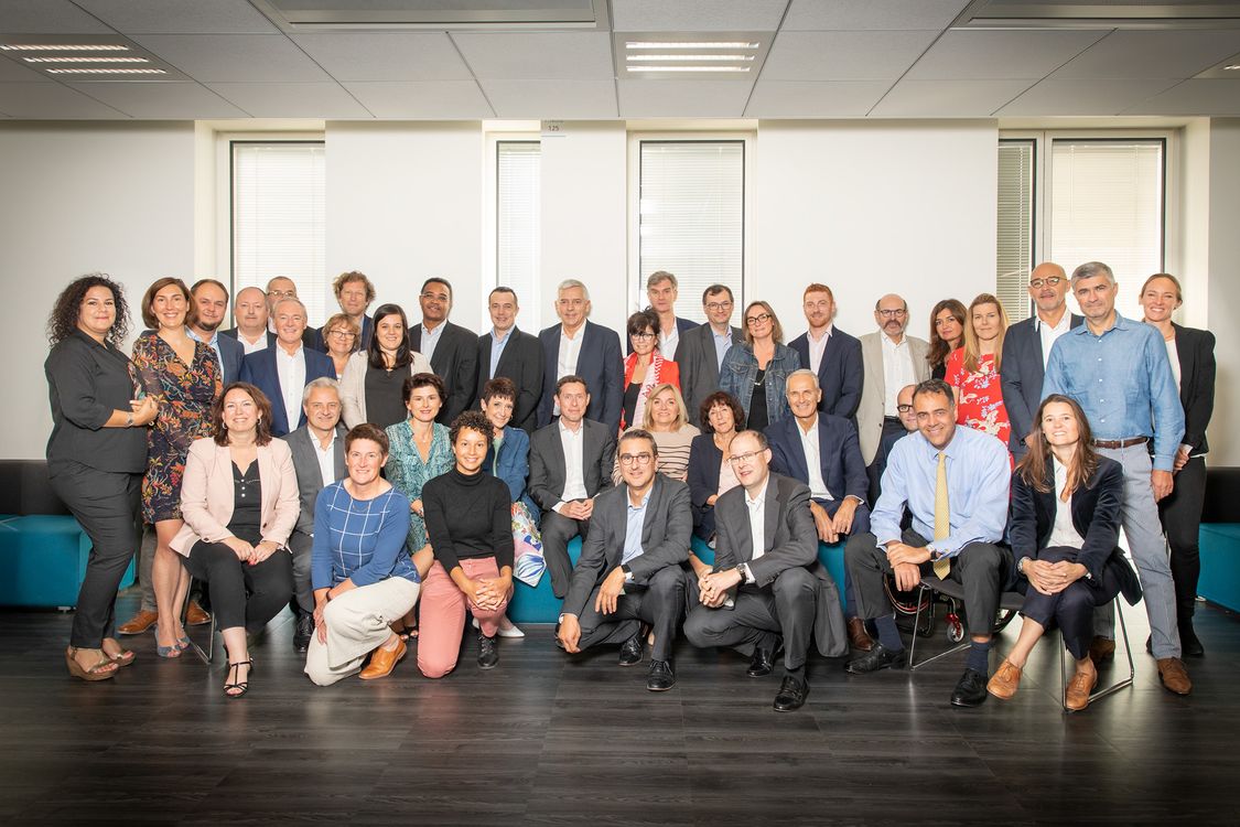 Photo de groupe : membres signataires de l’initiative #StOpE