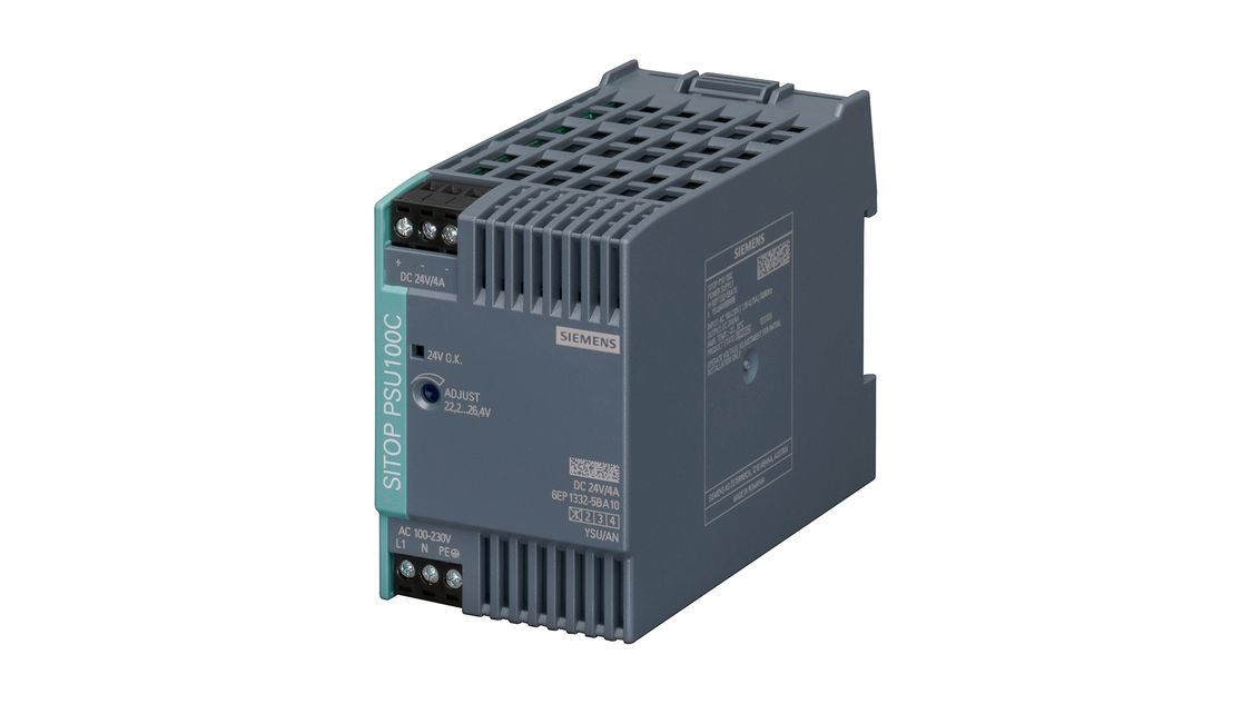 Product image SITOP PSU100C, 1-phase, DC 24 V/4 A