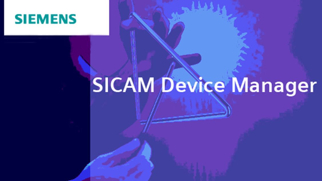 Engineering software for SICAM A8000 - SICAM Device Manager - side view