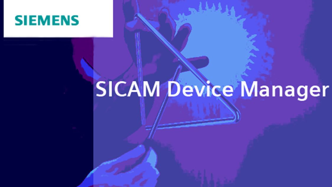 Engineering software for SICAM A8000 – SICAM Device Manager