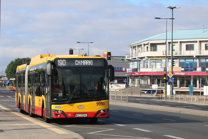 Autobus linii 190, fot. L. Peczyński